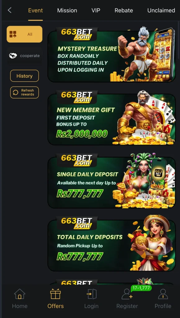 663bet game Bonuses and Rewards